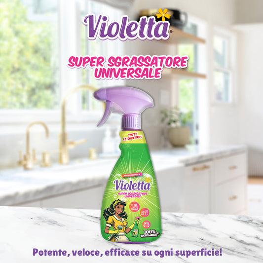 Super Sgrassatore Universale Violetta: la soluzione definitiva per lo sporco ostinato
